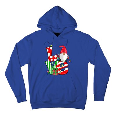 Merry Christmas Love Gnome Christmas Lights Xmas Funny Gift Hoodie