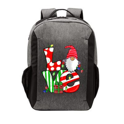 Merry Christmas Love Gnome Christmas Lights Xmas Funny Gift Vector Backpack
