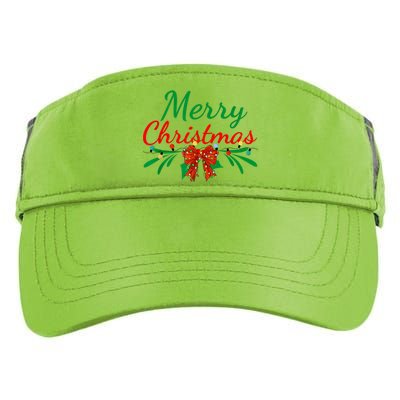 Merry Christmas Lights Red Santa Hat Xmas Family Women Adult Drive Performance Visor