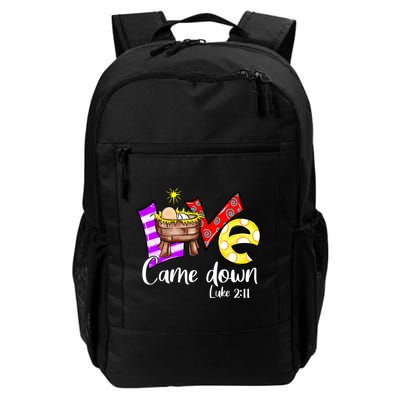 Merry Christmas Love Came Down Luke-211 Thanksgiving Jesus Backpack