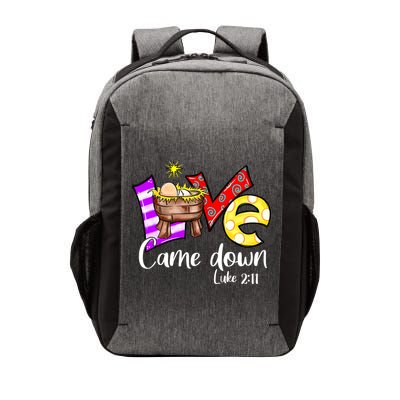 Merry Christmas Love Came Down Luke-211 Thanksgiving Jesus Vector Backpack