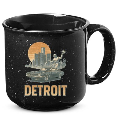 Motor City Legends Detroit Vintage Muscle 15oz Campfire Ceramic Mug