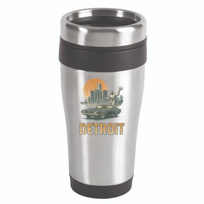 Motor City Legends Detroit Vintage Muscle 16oz Travel Tumbler