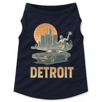 Motor City Legends Detroit Vintage Muscle Doggie Tank