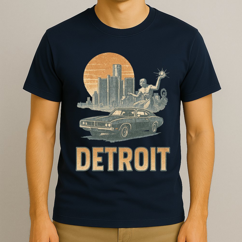 Motor City Legends Detroit Vintage Muscle T-Shirt