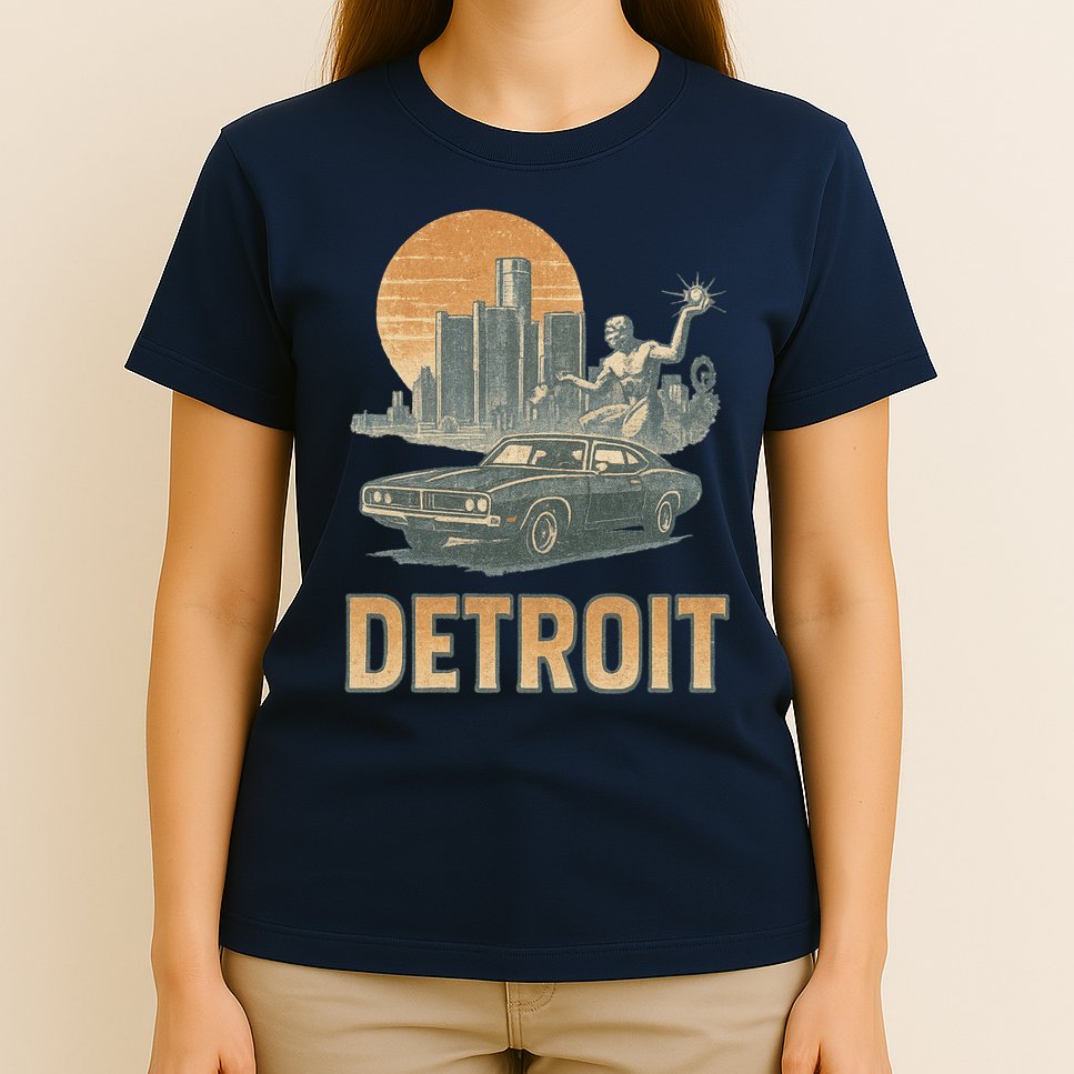 Motor City Legends Detroit Vintage Muscle T-Shirt