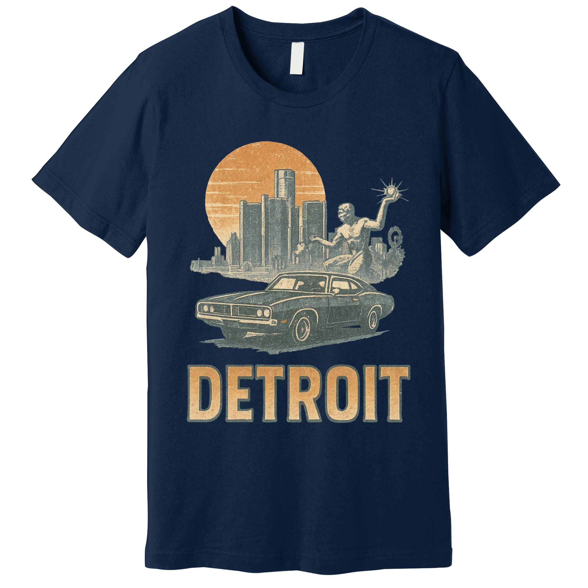 Motor City Legends Detroit Vintage Muscle Premium T-Shirt