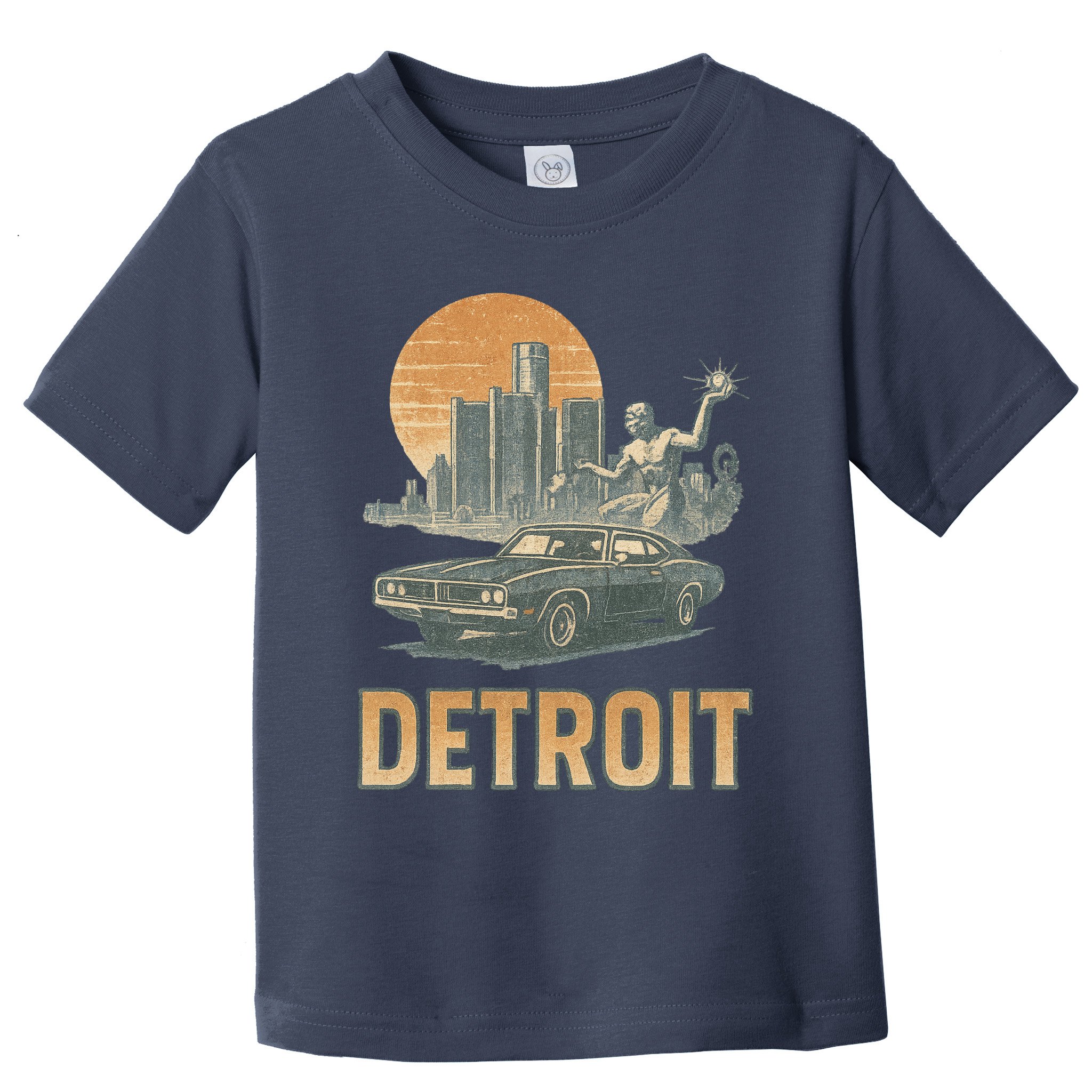 Motor City Legends Detroit Vintage Muscle Toddler T-Shirt