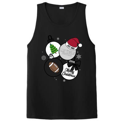 Merry Christmas Las Vegas Football Est 1960 PosiCharge Competitor Tank