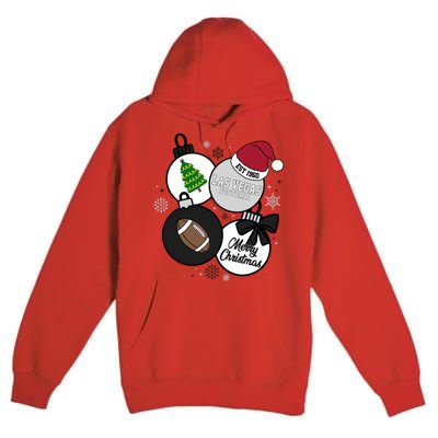 Merry Christmas Las Vegas Football Est 1960 Premium Pullover Hoodie