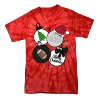 Merry Christmas Las Vegas Football Est 1960 Tie-Dye T-Shirt