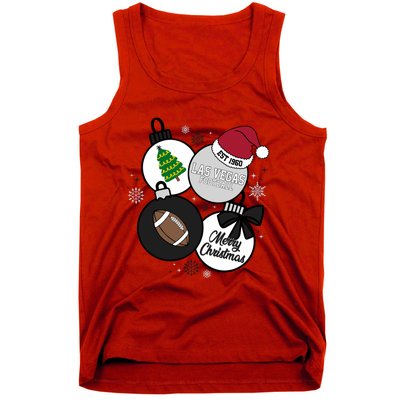 Merry Christmas Las Vegas Football Est 1960 Tank Top