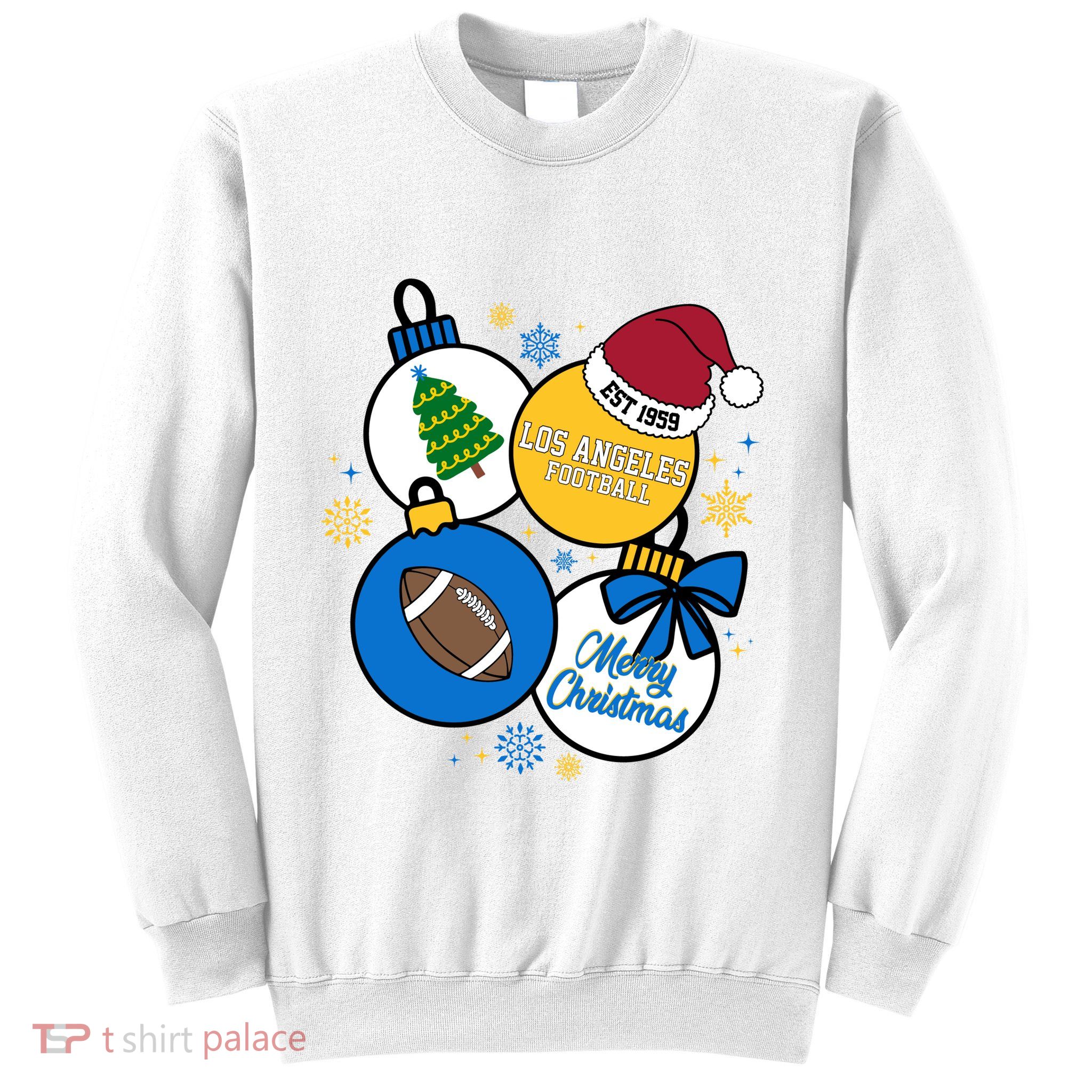 Merry Christmas Los Angeles Football Est 1959 Sweatshirt