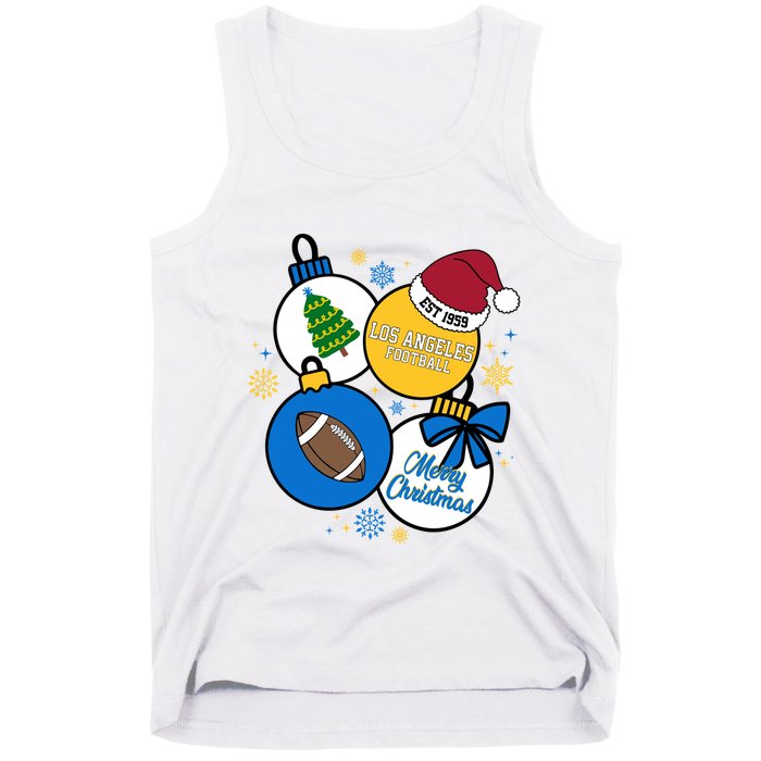 Merry Christmas Los Angeles Football Est 1959 Tank Top