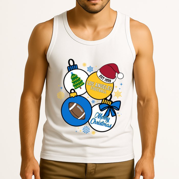 Merry Christmas Los Angeles Football Est 1959 Tank Top