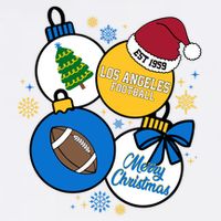 Merry Christmas Los Angeles Football Est 1959 Tank Top