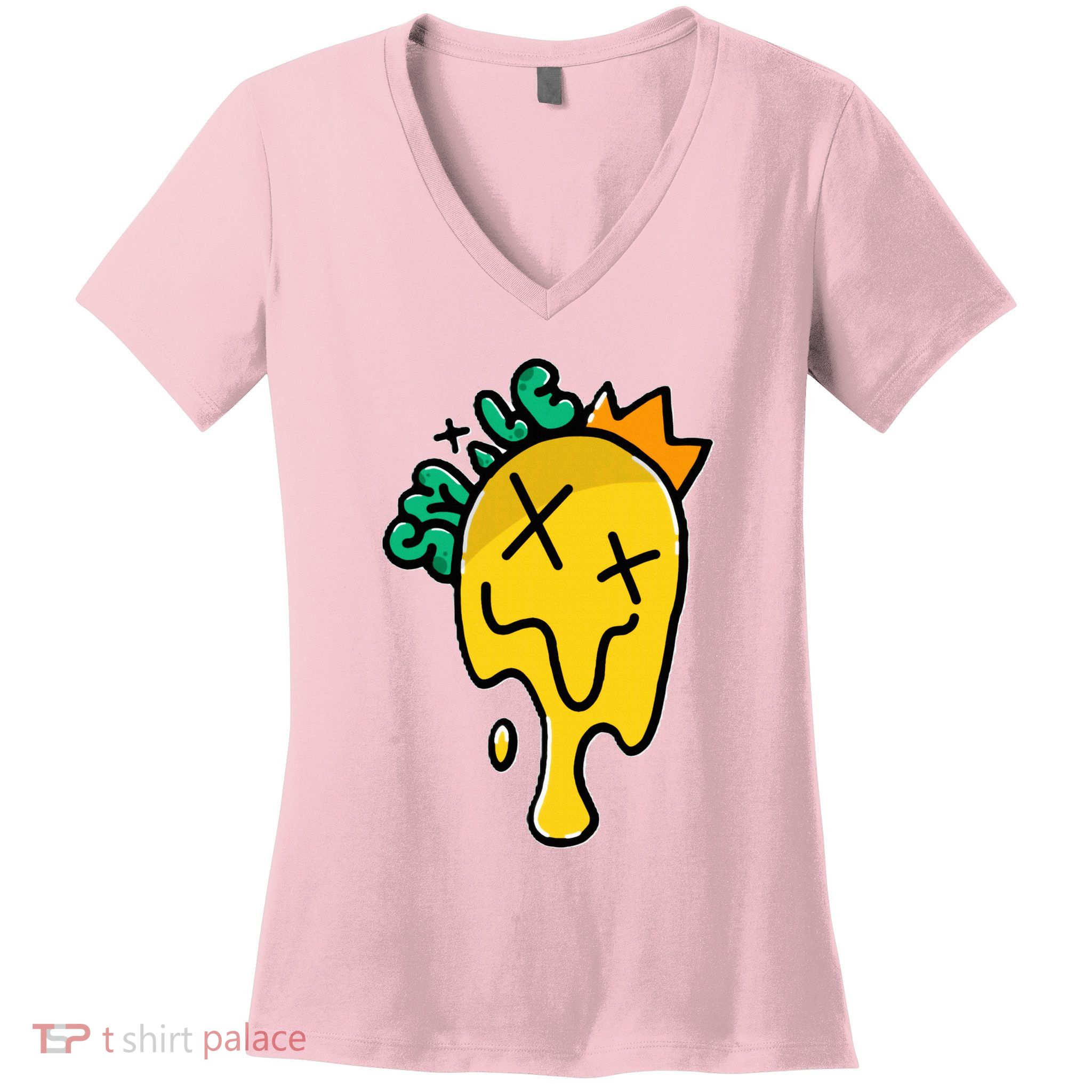 Melting Candle Women's V-Neck T-Shirt