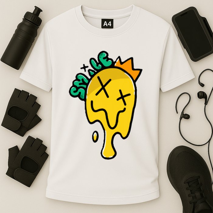 Melting Candle Cooling Performance Crew T-Shirt