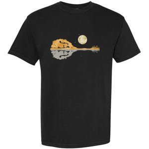 Mandolin Country Music Moon Bluegrass Garment-Dyed Heavyweight T-Shirt