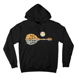 Mandolin Country Music Moon Bluegrass Hoodie