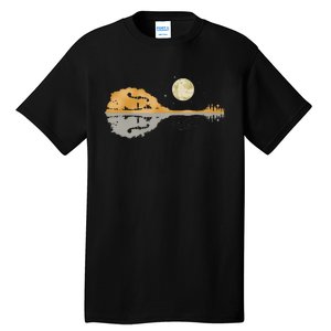 Mandolin Country Music Moon Bluegrass Tall T-Shirt