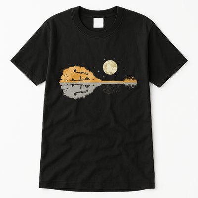 Mandolin Country Music Moon Bluegrass Tall T-Shirt