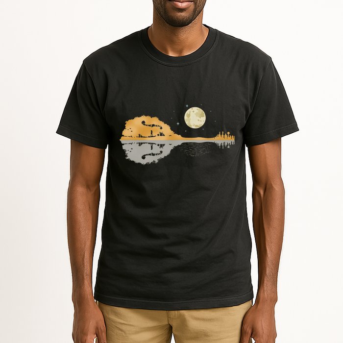 Mandolin Country Music Moon Bluegrass Tall T-Shirt
