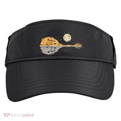 Mandolin Country Music Moon Bluegrass Adult Drive Performance Visor