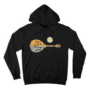 Mandolin Country Music Moon Bluegrass Tall Hoodie