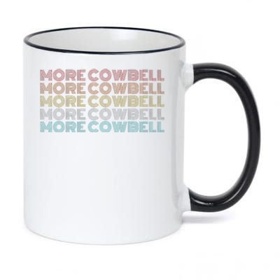 More Cowbell 11oz Black Color Changing Mug