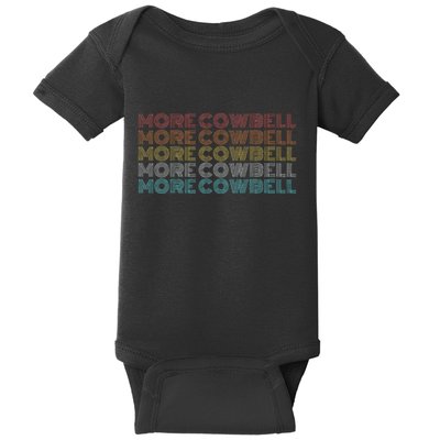 More Cowbell Baby Bodysuit