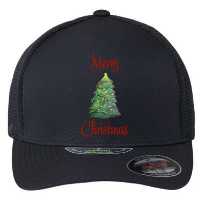 Merry Christmas Flexfit Unipanel Trucker Cap