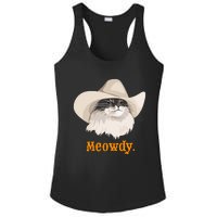 Meowdy Cat Meme Ladies PosiCharge Competitor Racerback Tank