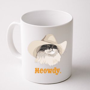 Meowdy Cat Meme Coffee Mug