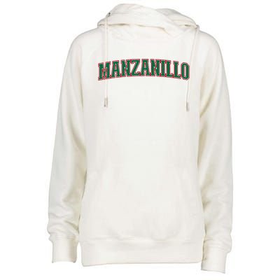 Mexico Colima Mexican Pride Manzanillo Womens Funnel Neck Pullover Hood