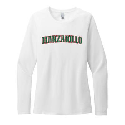 Mexico Colima Mexican Pride Manzanillo Womens CVC Long Sleeve Shirt