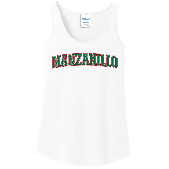 Mexico Colima Mexican Pride Manzanillo Ladies Essential Tank