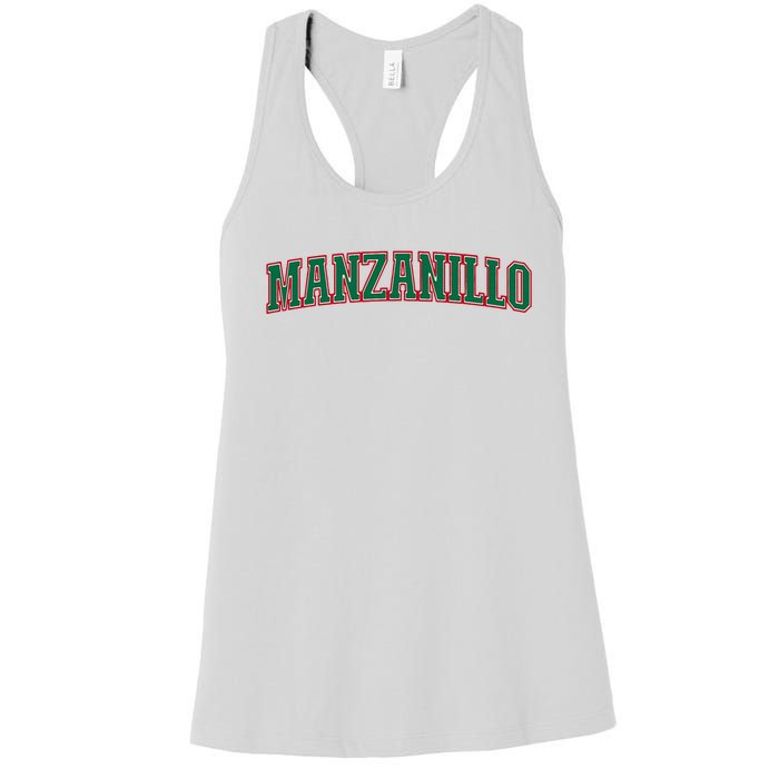 Mexico Colima Mexican Pride Manzanillo Women's Racerback Tank