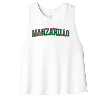 Mexico Colima Mexican Pride Manzanillo Women's Racerback Cropped Tank