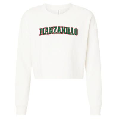 Mexico Colima Mexican Pride Manzanillo Cropped Pullover Crew