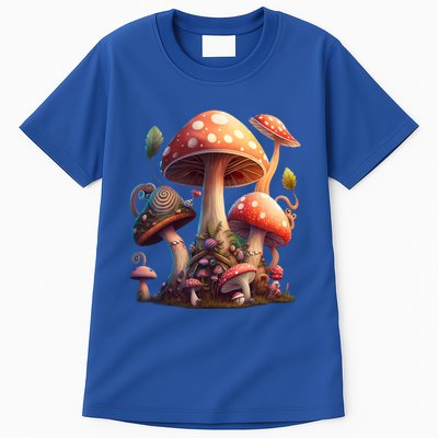 Magical Cottagecore Mushroom Aesthetic Mycology Fungi Hippie Cool Gift Tall T-Shirt