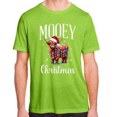 Mooey Christmas Mini Cow Lover Gift Adult ChromaSoft Performance T-Shirt