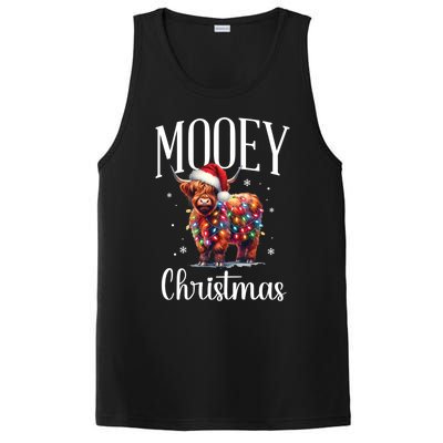 Mooey Christmas Mini Cow Lover Gift PosiCharge Competitor Tank