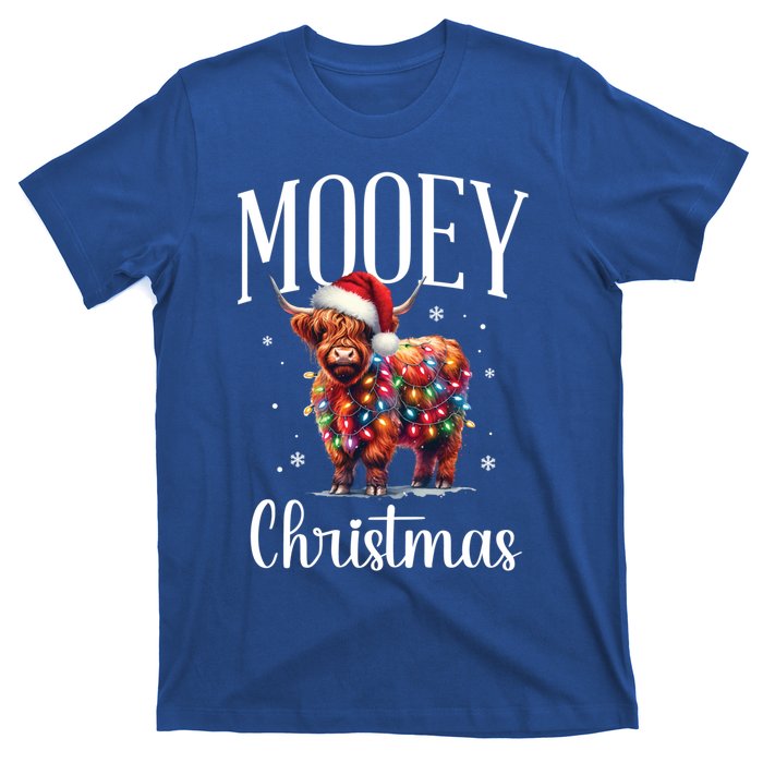 Mooey Christmas Mini Cow Lover Gift T-Shirt