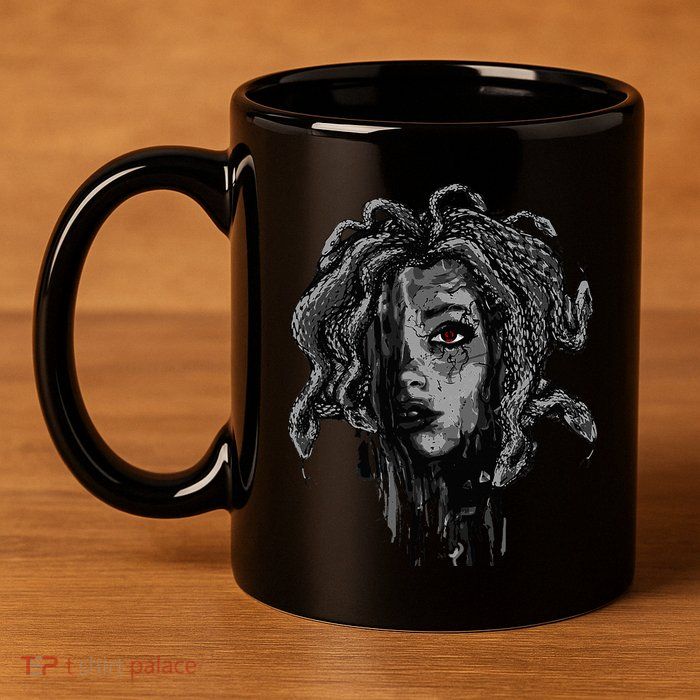 Mythical Creature Medusa Greek Mythology Gorgons 11oz C Handle Ceramic Mug