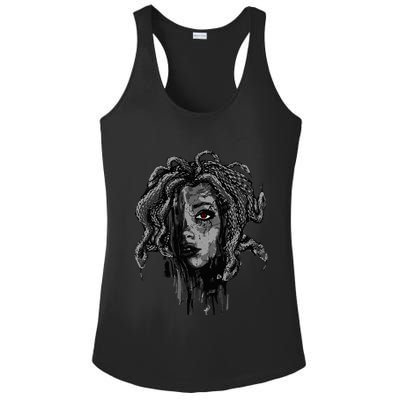Mythical Creature Medusa Greek Mythology Gorgons Ladies PosiCharge Competitor Racerback Tank