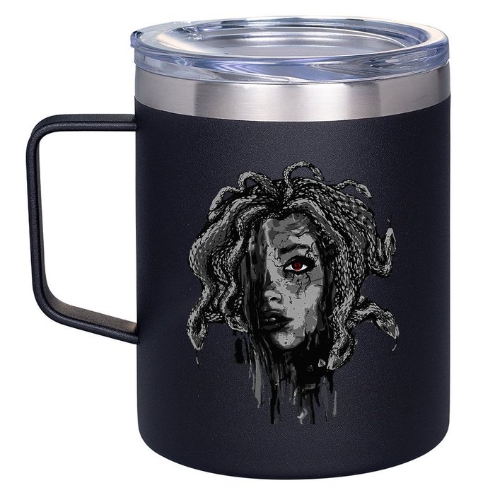 Mythical Creature Medusa Greek Mythology Gorgons 12oz Stainless Steel Coffee Mug