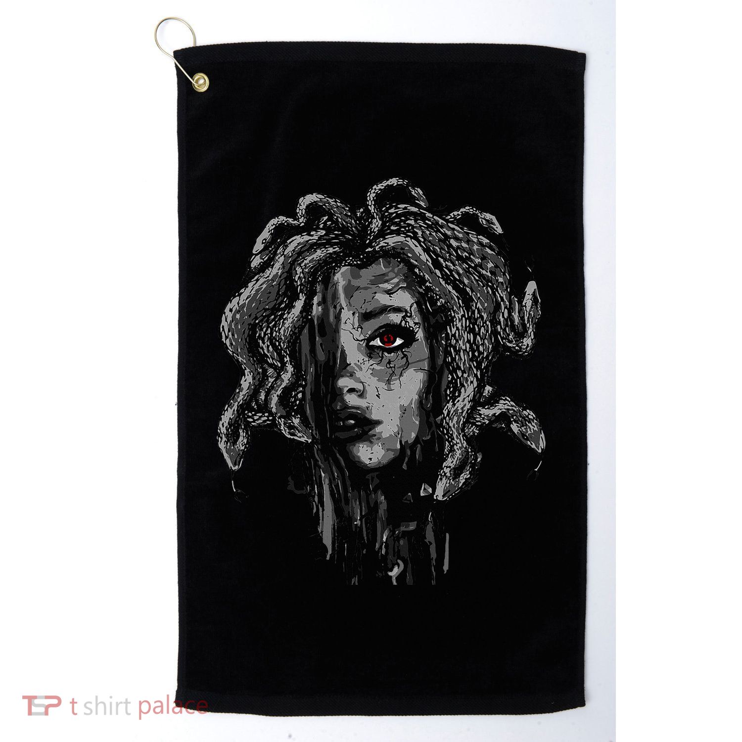 Mythical Creature Medusa Greek Mythology Gorgons Golf Towel