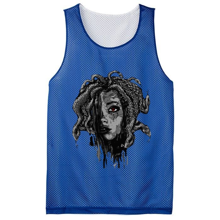 Mythical Creature Medusa Greek Mythology Gorgons Mesh Reversible Basketball Jersey Tank