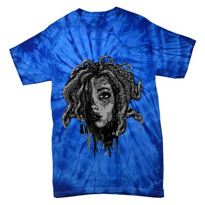 Mythical Creature Medusa Greek Mythology Gorgons Tie-Dye T-Shirt